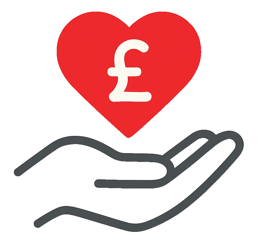 We give to charities supporting the environment and people